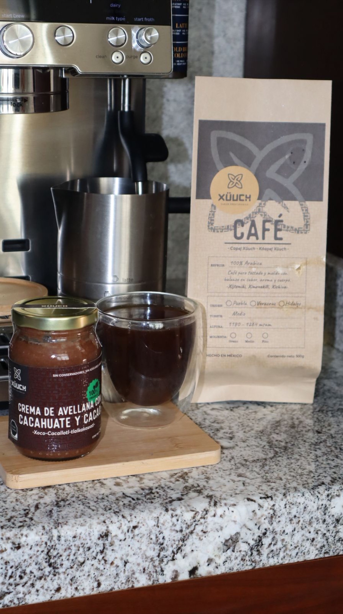 Café y crema untable Xüuch