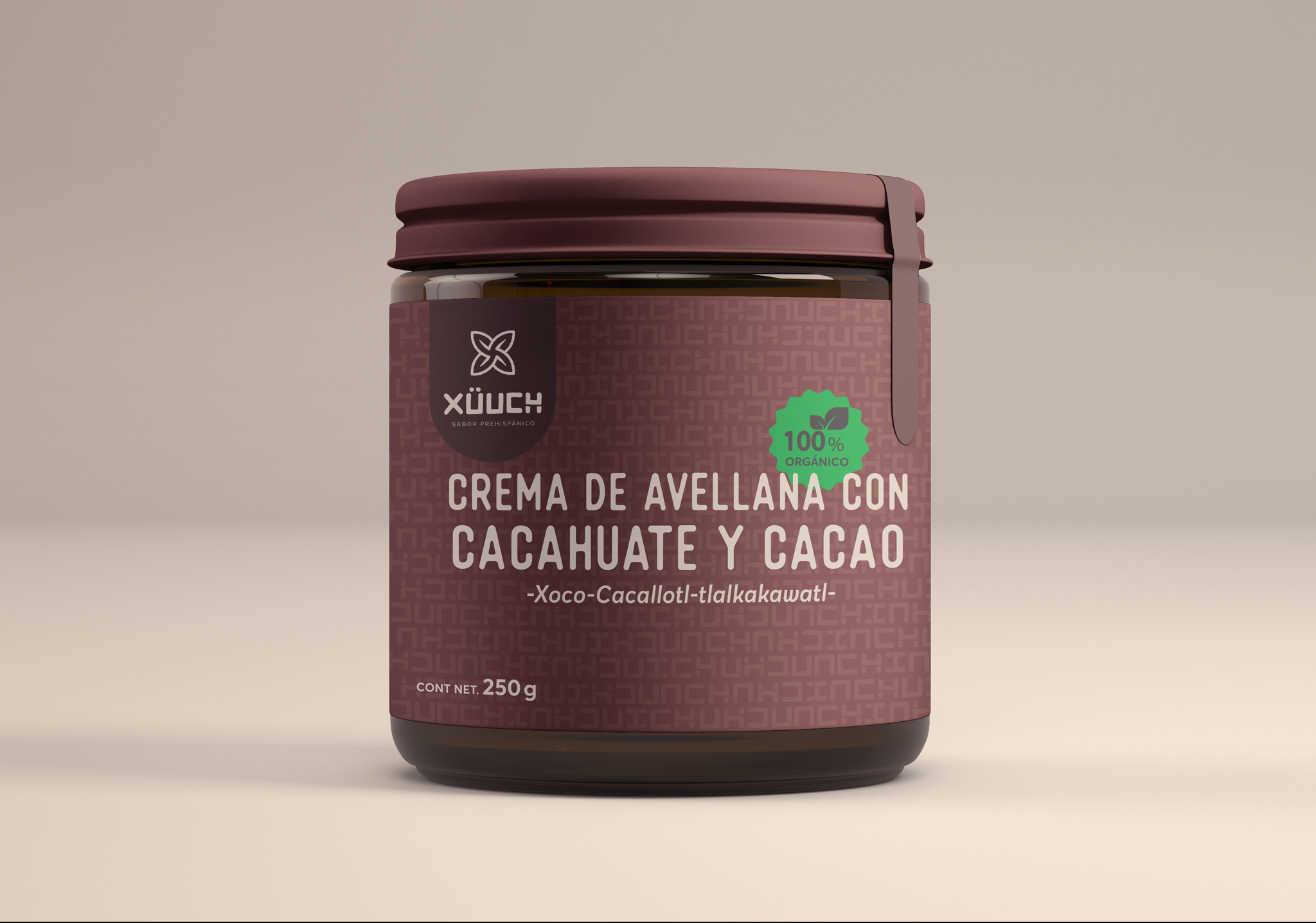 Avellana, cacao y cacahuate